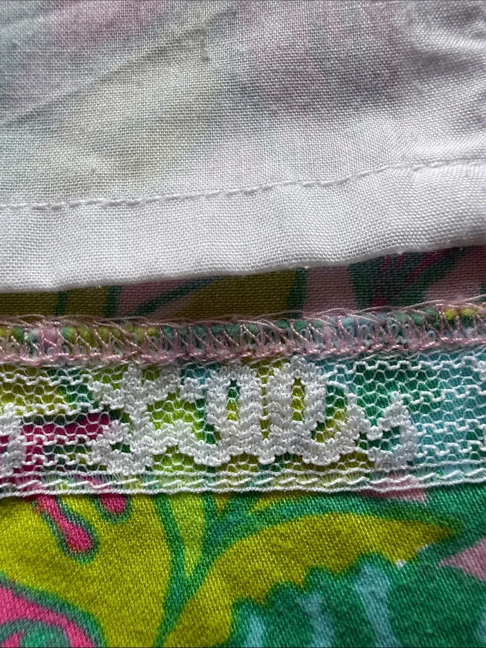 EUC Pink Label Lilly Pulitzer Girls Floral Shift Dress in Pink & Green